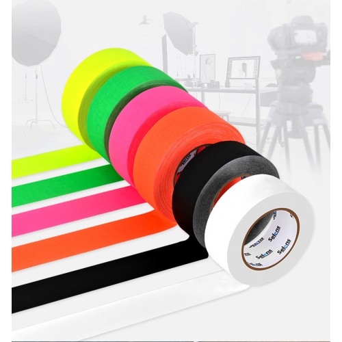 Клейкая лента SELENS Fluorescent UV Tape Orange 12mm x 23m
