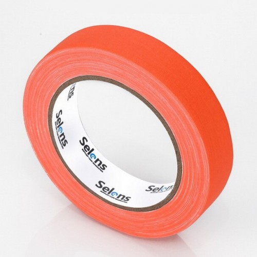 Клейкая лента SELENS Fluorescent UV Tape Orange 24mm x 23m