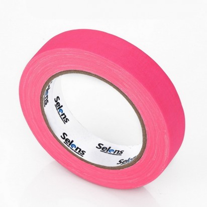 Клейкая лента SELENS Fluorescent UV Tape Pink 24mm x 23m