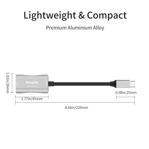 Карта видеозахвата Kingma BMU024 USB-C