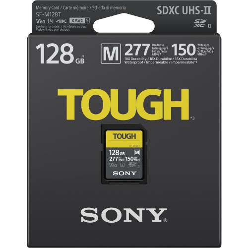 Карта памяти SONY SDXC 128GB Tough (SF-M128T) 150Mb/s