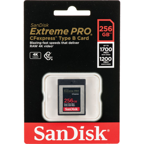 Карта SanDisk 256GB Extreme PRO CFexpress