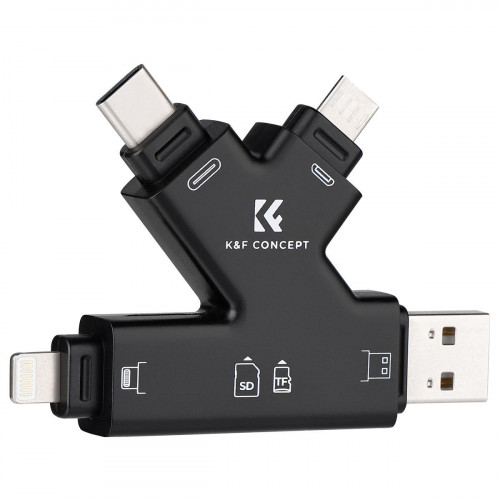 Картридер KF Micro SD 4в1 для Iphone/android/mac/pc