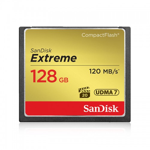 Карта памяти COMPACT FLASH 128GB CF SanDisk EXTREME 120MB/s