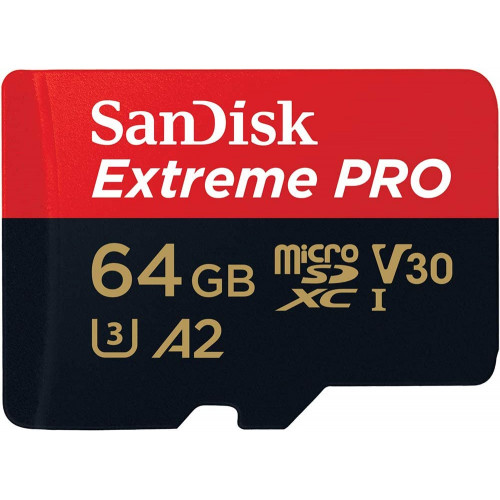 Карта памяти SanDisk Extreme PRO microSDXC 64Gb 