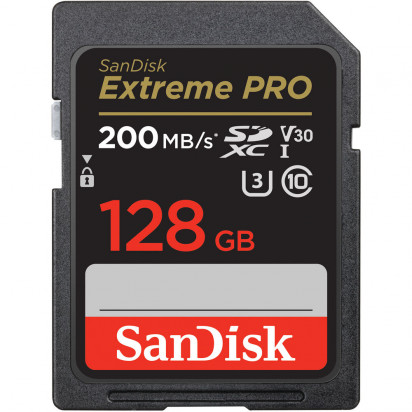 Карта памяти SD 128Gb SanDisk Extreme PRO