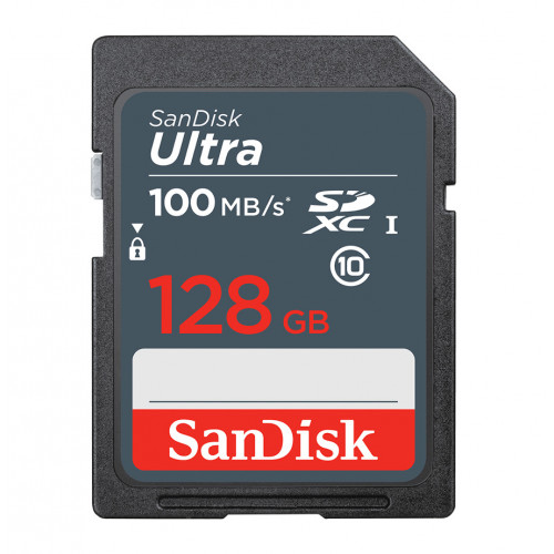 Карта памяти SanDisk Ultra SD 128GB 100mb