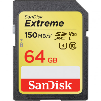 Карта памяти SD 64Gb SanDisk Extreme