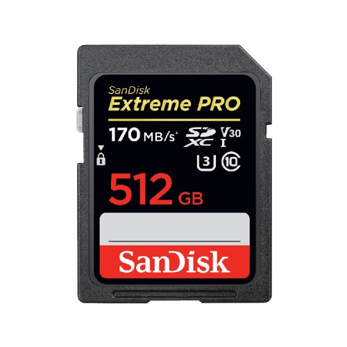 Карта памяти SD 512Gb SanDisk Extreme PRO UHS-II 170Mb/s