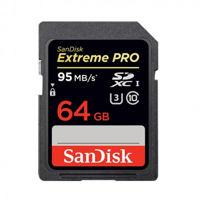 Карта памяти SD 64Gb SanDisk Extreme PRO 300Mb/s