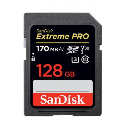 Карта памяти SD 128Gb SanDisk Extreme PRO UHS-II 170Mb/s