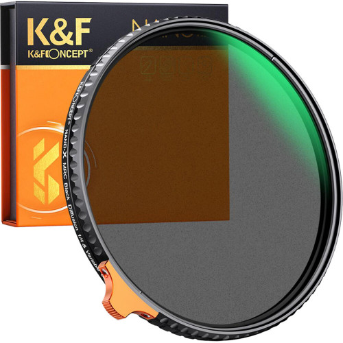 Светофильтр K&F Concept 67mm Black Diffusion 1\4 + ND2-ND32