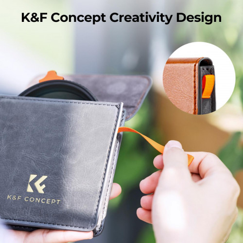 Светофильтр K&F Concept 67mm Black Diffusion 1\4 + ND8-128