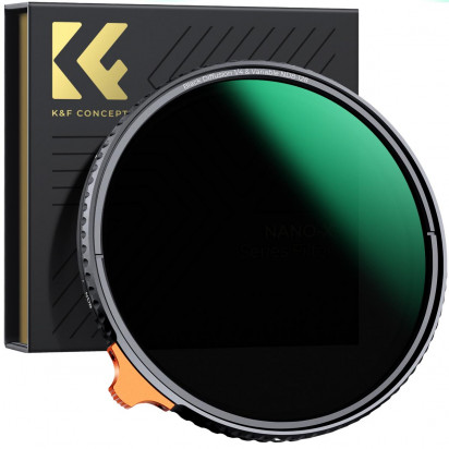 Светофильтр K&F Concept 67mm Black Diffusion 1\4 + ND8-128