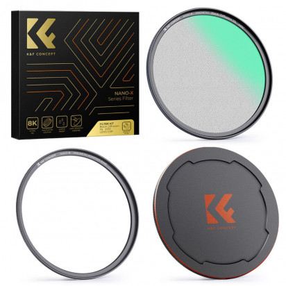 Светофильтр K&F Concept 52mm 1/4 black diffusion magnetic