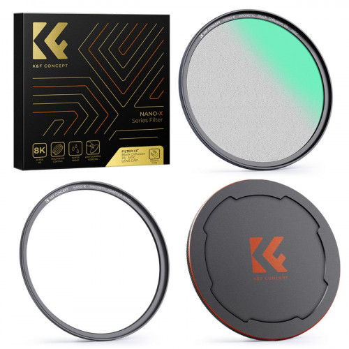 Светофильтр K&F Concept 67mm 1/4 black diffusion magnetic
