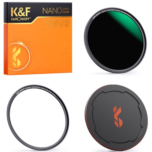 Светофильтр K&F Concept 62mm NANO-X ND1000 magnetic