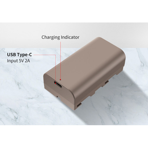 Аккумулятор Kingma NP-F550 2600mAh Type-C