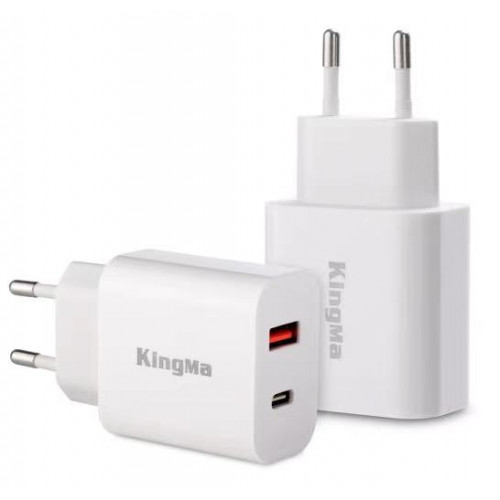 Зарядное Kingma 20W QC3.0/PD USB-C USB-A