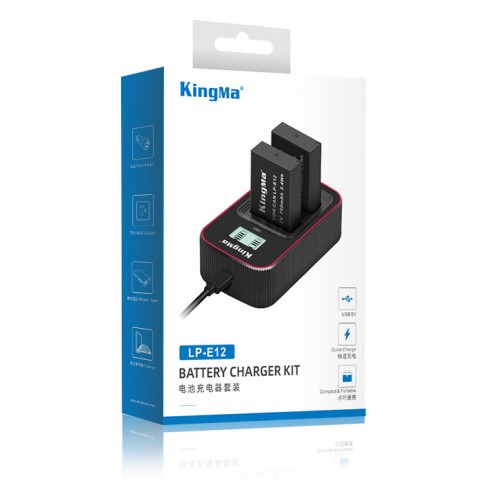 Зарядное Устройство KINGMA LP-E12 Canon Dual
