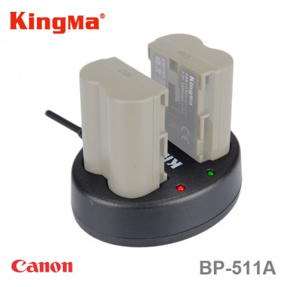 Зарядка KingMa BP-511 Canon 300D 30D 40D 50D 5D
