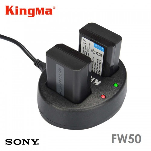 Зарядка KingMa NP-FW50 Sony двухканальная