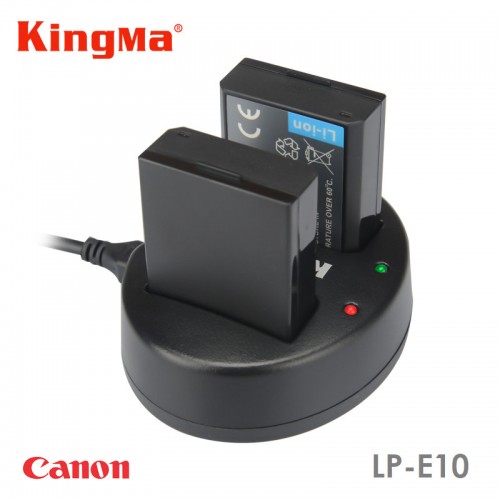 Зарядка KingMa LP-E10 Canon двухканальная
