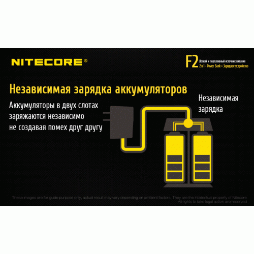 Зарядное-Powerbank NITECORE F2