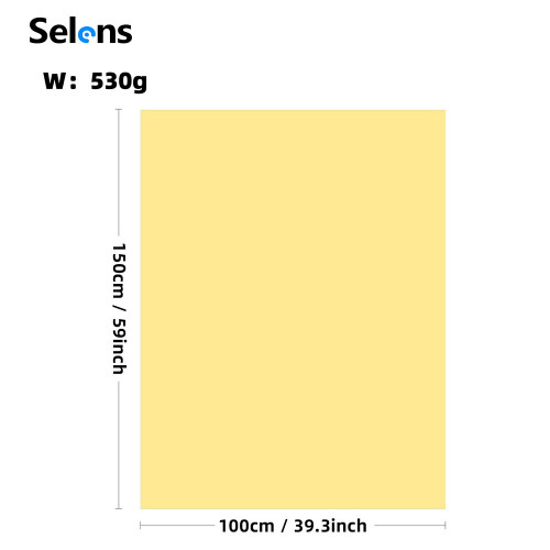 Фон PVC Selens желтый 100х150 см