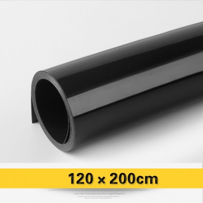 Фон PVC черный глянцевый 120х200 см