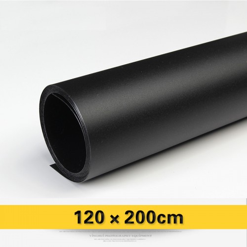 Фон PVC черный матовый 120х200 см