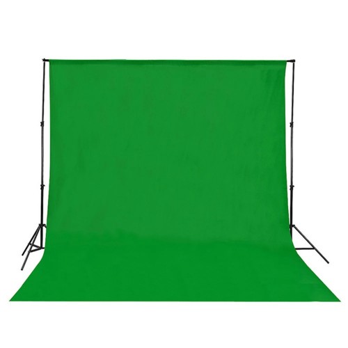 Фон тканевый зеленый хромакей 3x4 метра