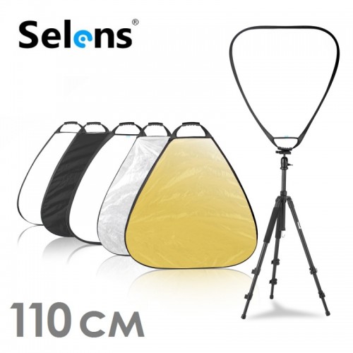 Отражатель Selens 5в1 треугольный 110см