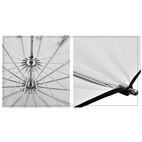 Зонт JINBEI 150 см чёрно серебристый
