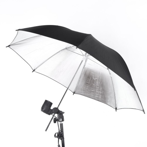 Зонт серебро на отражение 84 см