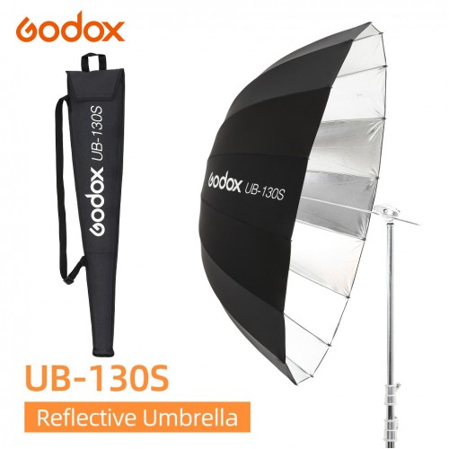 Зонт параболический GODOX UB-130S серебро черный