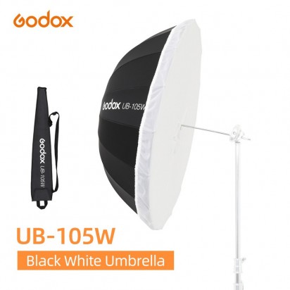 Зонт GODOX UB-105W белый черный с диффузором