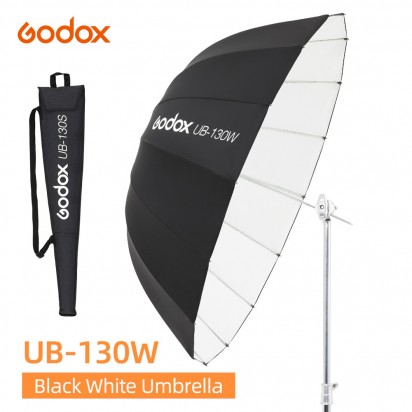 Зонт параболический Godox UB-130W белый черный