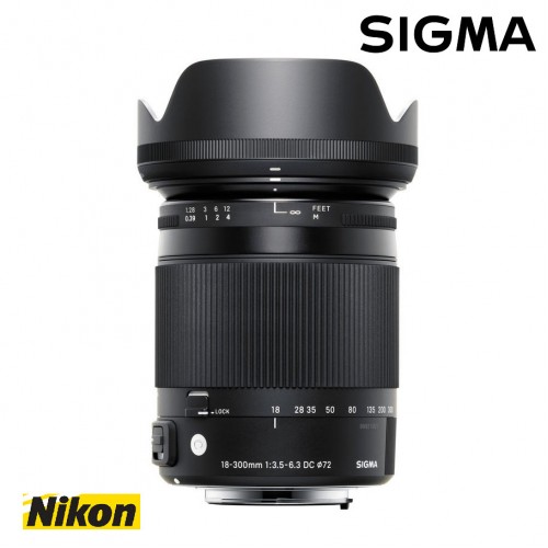 Объектив SIGMA 18-300mm f3.5-6.3 DC MACRO OS HSM Nikon