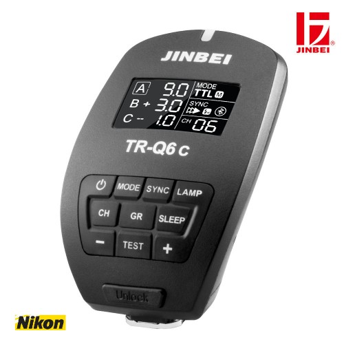 Радиосинхронизатор JINBEI TR-Q6N Bluetooth TTL HSS Nikon