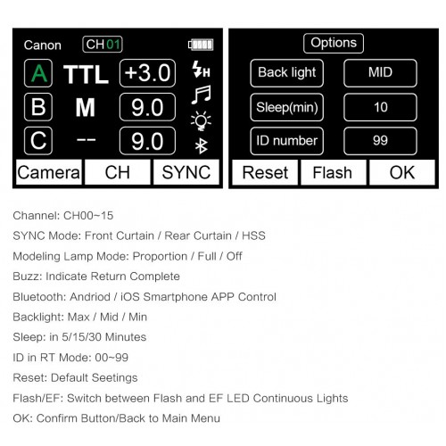 Контролер JINBEI TR-Q7 Bluetooth TTL HSS
