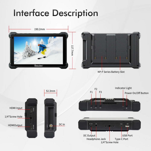 Монитор Desview R7SIII SDI 2800 nit