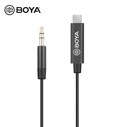 Переходник BOYA BY-K2 USB-C - mini Jack 3.5мм