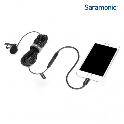 Петличный микрофон Saramonic LavMicro U1B iPhone