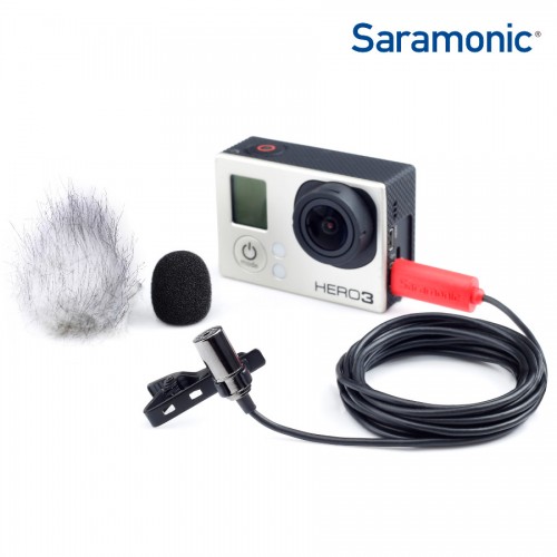 Петличный Микрофон SARAMONIC SR-GMX1 GoPro Hero