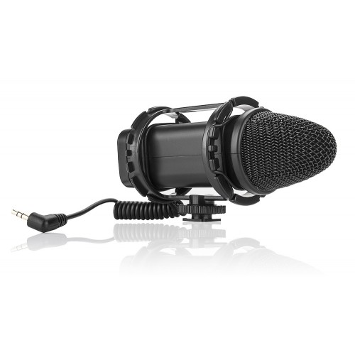 Стерео микрофон BOYA BY-V02 для DSLR и Видеокамер